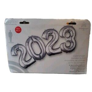 2023 Decorative Balloons-Supershape Nunber Bunch-Helium Or Air Filled